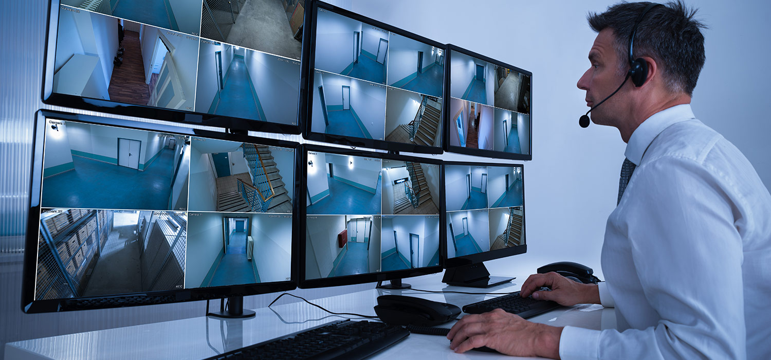 video surveillance screen